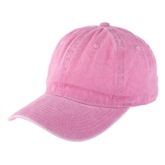 Acid wash pink baseball cap - Picture 3 of 6